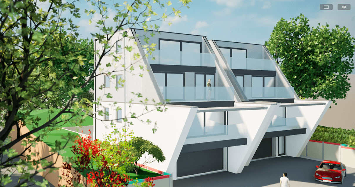 Elevating Luxury: Phase 1 Update of Brudenell Road Super-Homes in Sandbanks BIM Render